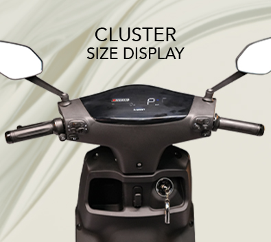 display battery scooter