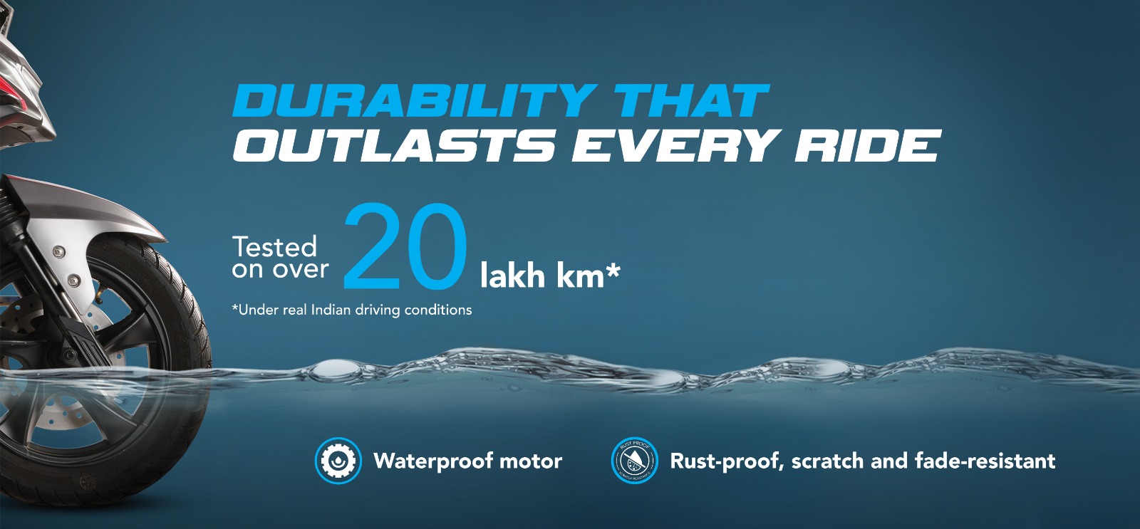 waterproof ev scooter