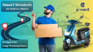 Electric scooter for delivery job